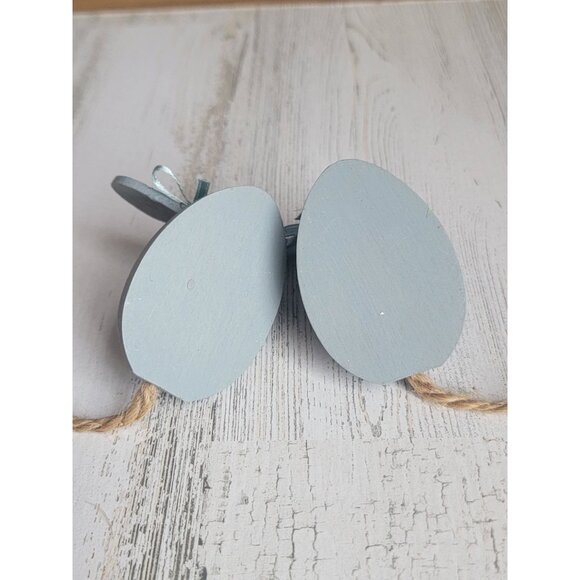 Wooden gray mice mouse spring figure decor set - Picture 9 of 9